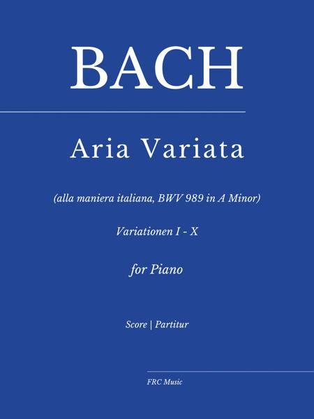 Aria Variata (alla Maniera Italiana) In A Minor, BWV 989 (COMPLETE) As Played By Víkingur Ólafsson